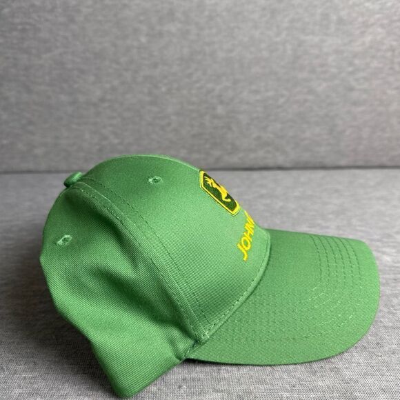 John Deere Hat Adult Adjustable Strap Back Green Cap Nothing Runs Like A Deere - Picture 2 of 9